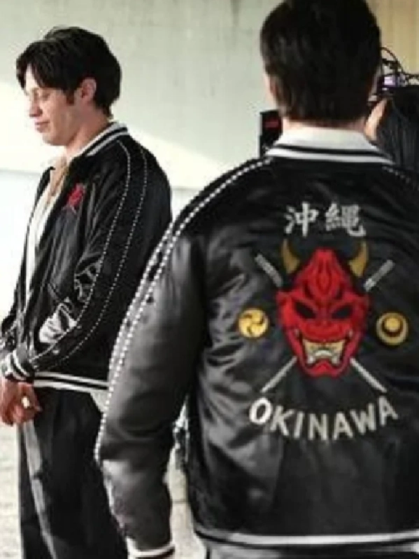 Tommy Karate Tommy Pitera Black Satin Okinawa Bomber Jacket Tommy Karate Tommy Pitera Black Satin Okinawa Bomber Jacket