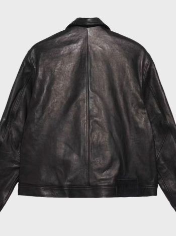 Stussy x Our Legacy Leather Jacket At 30% OFF | Arsenal Jackets