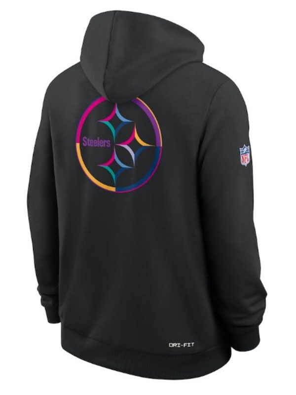 Pittsburgh Steelers Black 2025 Crucial Catch Hoodie