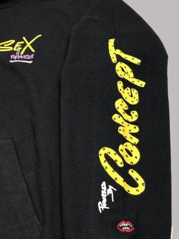 Chrome Hearts Matty Boy Sex Records Concept Hoodie – Black
