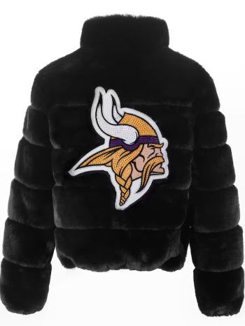 Minnesota Vikings Cuce Black Bomber Jacket | Arsenal Jackets