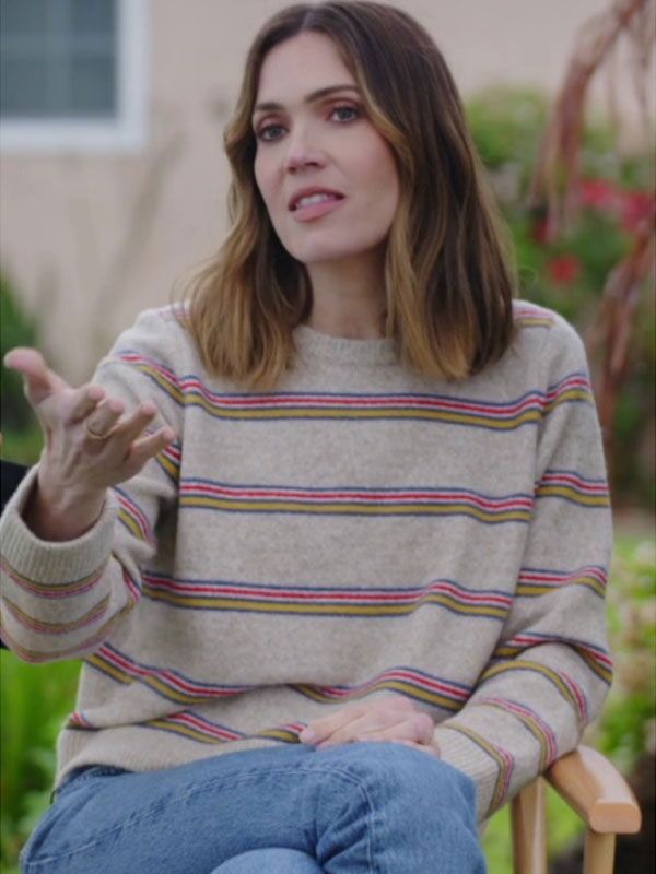 Celebrity IOU S08 Mandy Moore Striped Sweater Celebrity IOU S08 Mandy Moore Striped Sweater