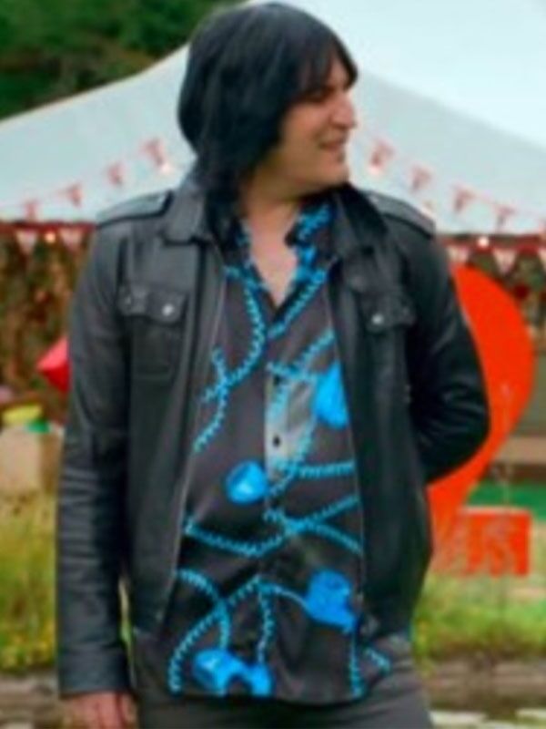 Noel Fielding Great Celebrity Bake Off S08 Telephone Print Shirt Noel Fielding Great Celebrity Bake Off S08 Telephone Print