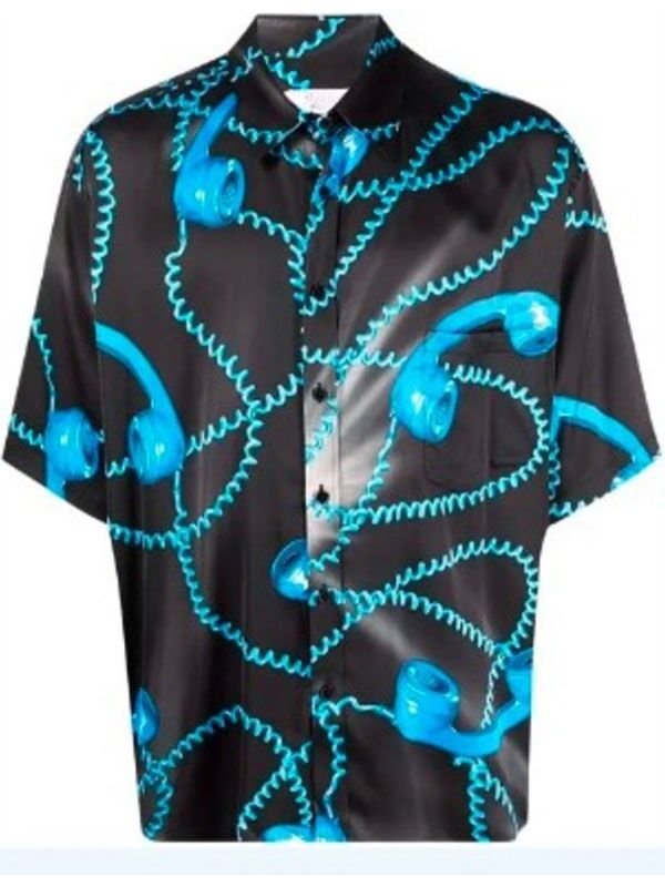 Noel Fielding Great Celebrity Bake Off S08 Telephone Print Noel Fielding Great Celebrity Bake Off S08 Telephone Print Shirt